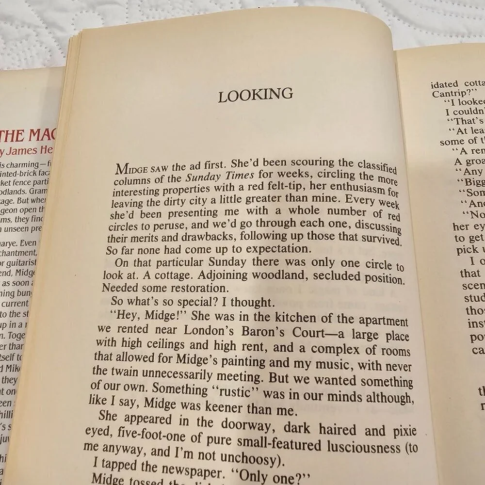 The Magic Cottage Hardcover Book By James Herbert 1986 NAL Penguin Fiction Novel